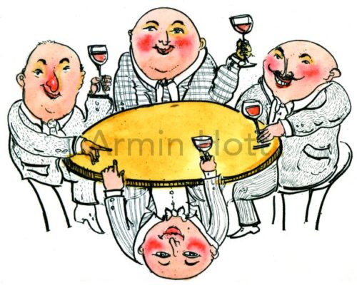 An einen runden Tisch