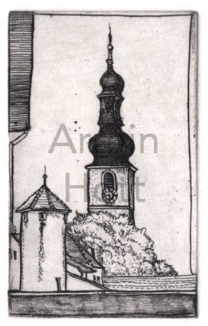 Armin Hott - BadBergzabern_Markt-Kirche