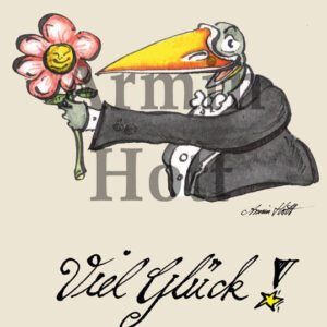 Karte „Viel Glück“