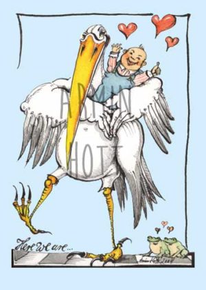 Karte Geburt (Junge)