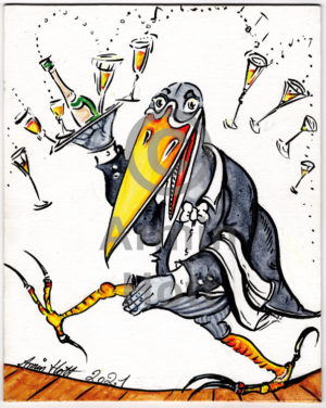 Armin Hott - Unikat_Platte_Servier-Rabe_03